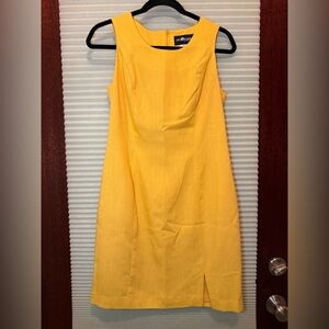 Sag Harbor Sunny Yellow Above the Knee Dress